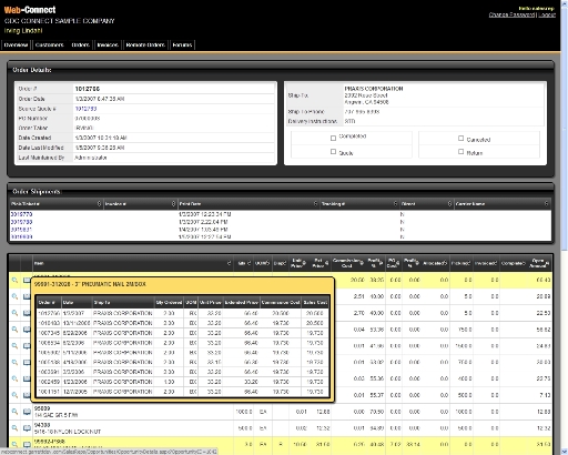 Order Details Screen